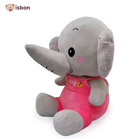 Jual Istana Boneka Boneka Gajah Elephant Jumbo Ping With Baju Overall