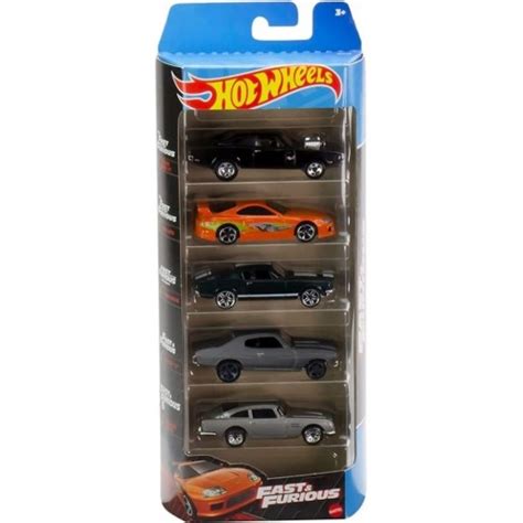 HOT WHEELS FAST FURIOUS ZESTAW SAMOCHODZIKÓW Dodge Charger Toyota Supra