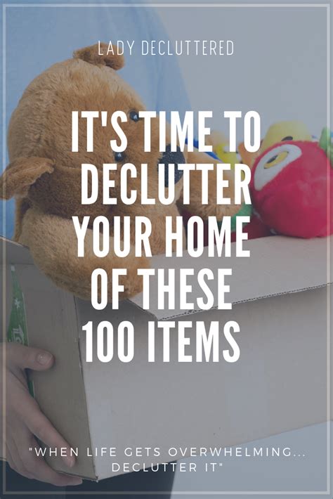 The Big List Of Things To Declutter Right Now Lady Decluttered