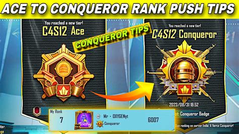 C4S12 ACE TO CONQUEROR RANK PUSH TIPS FOR LAST ZONE DUO CONQUEROR