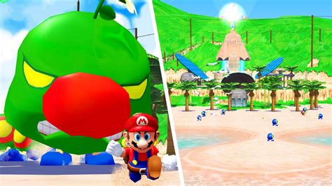 Super Mario Sunshine Course Gelato Beach No Damage