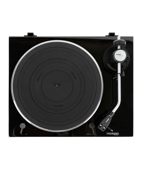 Thorens Td Noir Platine Vinyle Entrainement Par Courroie Finition