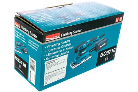 Вибрационная шлифовальная машина MAKITA BO3710, 190Вт, 11000об/м, 93х228мм