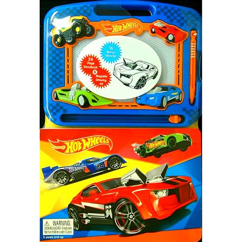 Bbw Hot Wheels Storybook Magnetic Drawing Kit Isbn Shopee Malaysia