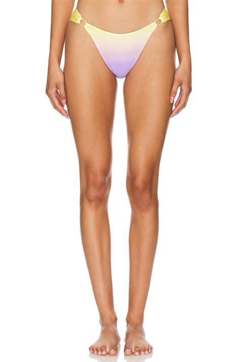 SIMKHAI Francesca Bikini Bottom In Jam Sunset Ombre REVOLVE