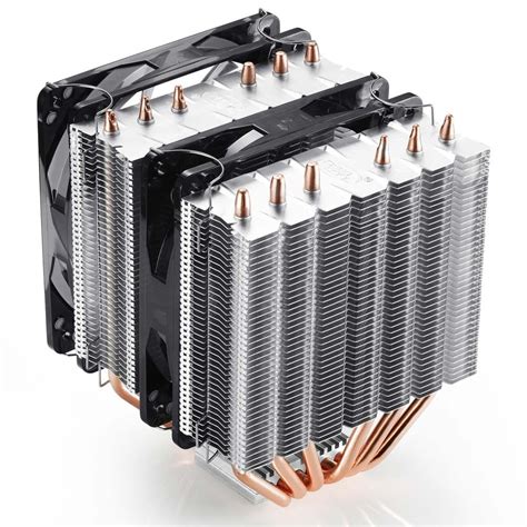 خرید خنک کننده بادی 2 فن دیپ کول NEPTWIN V2 | کامپیوتر کوثر