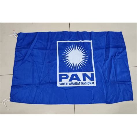 Jual Bendera Partai PAN Ukuran 60 X 90 Cm Shopee Indonesia