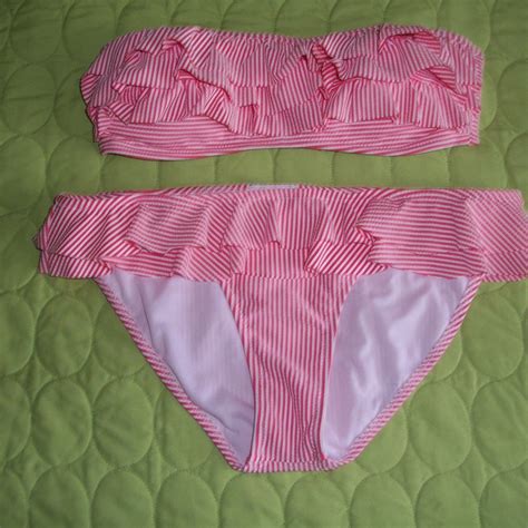 Jessica Simpson Strapless Bikini Bathing Suit Gem