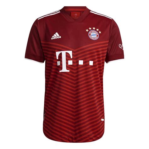 Køb adidas Herre FCB FC Bayern Munich Authentic Home Fodboldtrøjer Rød