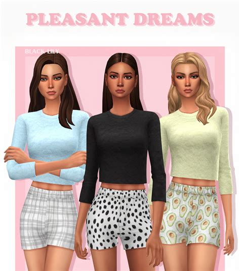 35 Cosiest Sims 4 Female Sleepwear Cc Best Custom Pyjamas