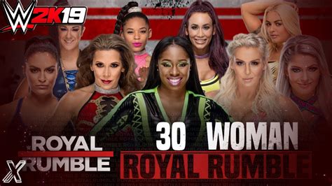 Wwe 2k19 Royal Rumble Ppv Intro And Match Card Universe Mode Youtube