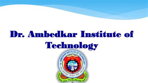 Dr Ambedkar Institute Of Technology Bangalore Youtube