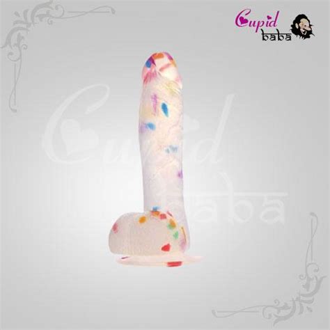 Buy Realistic Dildo Clear Silicone Suction Cup Online In India