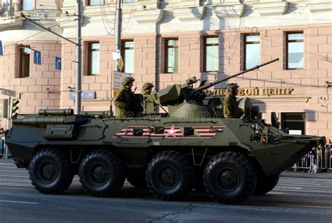 The BTR 82A Is An Russian 8x8 Wheeled Amphibious Armoured Personnel