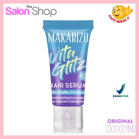 Jual Makarizo Vitaglitz Hair Serum Ml Shopee Indonesia