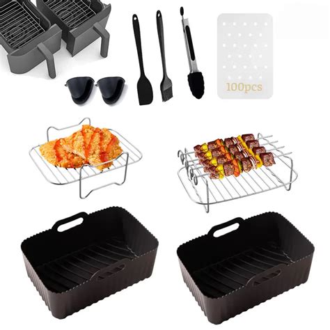 Acess Rios Multifuncionais Air Fryer A O Inoxid Vel Combo Set