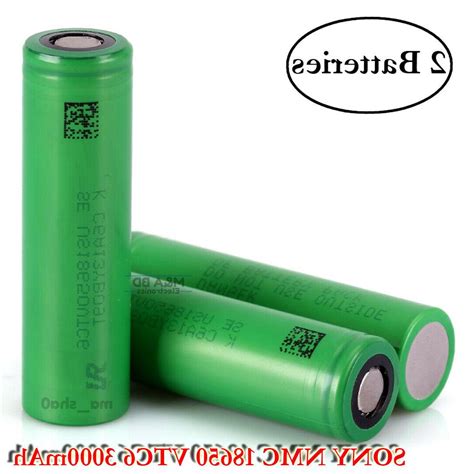 2x Sony Murata VTC6 IMR 18650 3000mAh 30A