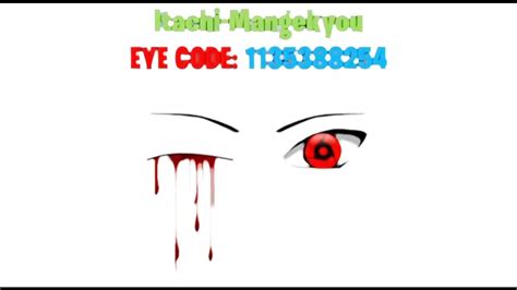 ⭐rinnegan Sharingan Eye Outfit Codes In Shindo Life 2022⭐ Youtube