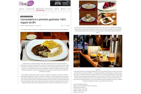 Dicas Bh Camaraderia Gastrobar