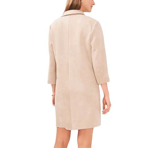 Women Suede Leather Dress With Pockets Leatherexotica