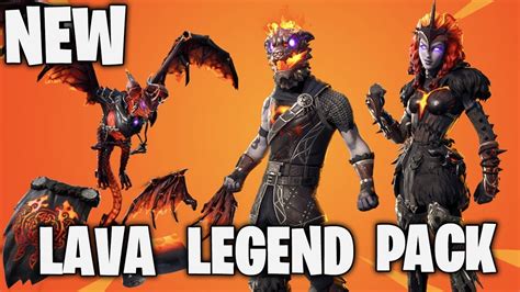 New Lava Legend Pack Fortnite Battle Royale Youtube