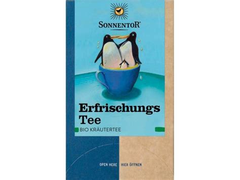 Sonnentor Bio Kräutertee Erfrischungstee 18 öko fair einkaufen