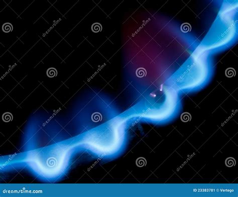 Blue Gas Flames stock image. Image of flame, ignition - 23383781