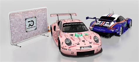 Porsche Rsr Wec Pink Pig Rothmans Le Mans H K Works