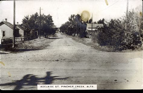 Historical photos photographs of Pincher Creek Alberta