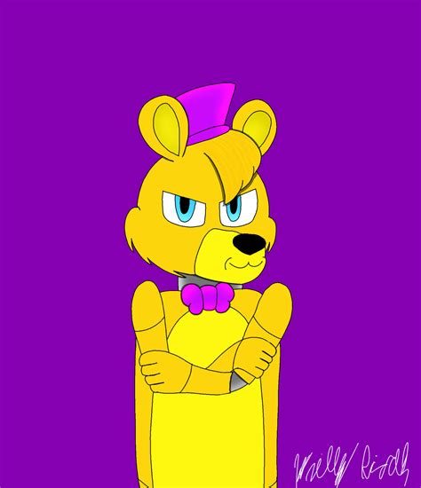 Random Fredbear fan art by HaileyRiddleStudio on DeviantArt