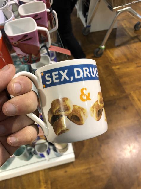 A Greggs Themed Sex Drugs And Sausage Rolls Mug Rcasualuk