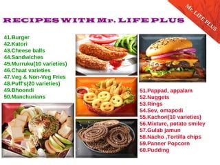 Mr Life Plus Health Mix Profile Ppt