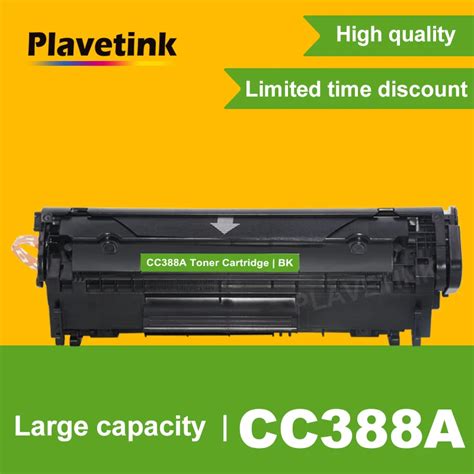 Plavetink Compatible Toner Cartridge Replacement For Hp 88a Cc388a 88a Laserjet P1007 P1008 Pro