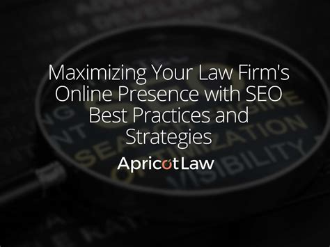 Law Firm Seo Strategies For A Dominant Online Presence Apricotlaw