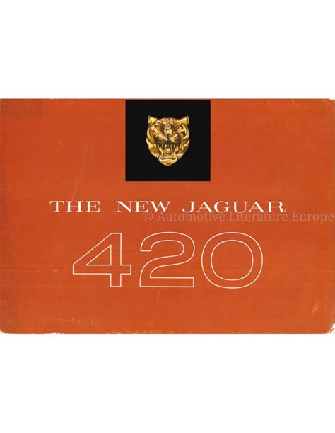 1967 Jaguar 420 Brochure English