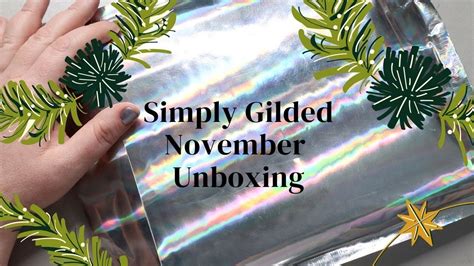 Unboxing Simply Gildeds November Planner Subscription Box Iceland