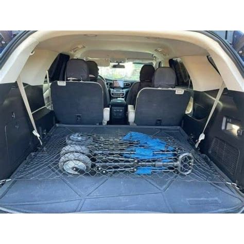 Eaccessories Ea Trunk Organizer Cargo Net For Infiniti Qx60 2022 2023 Floor Style Cargo Net