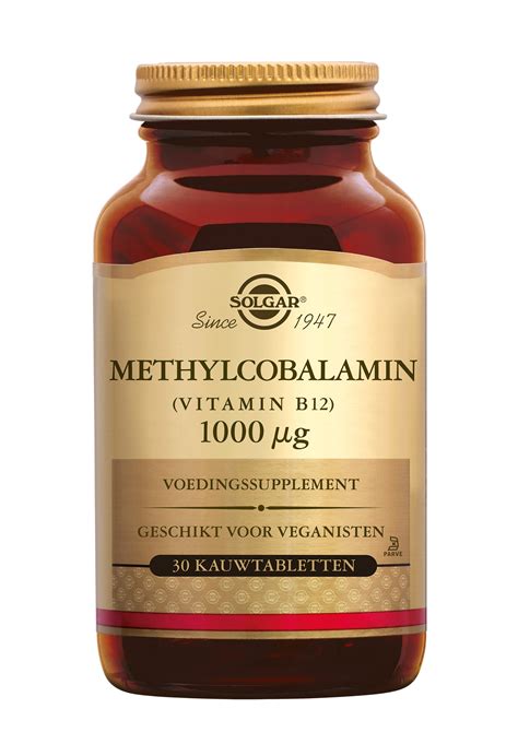 Methylcobalamin 1000 Mcg Van Solgar Kopen Bij Superfoodsonline