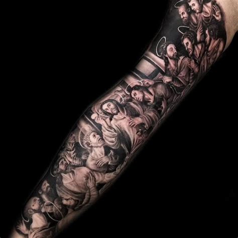 Last Supper tattoo by Luis Fernando Puedmag Vinueza #LuisFernando # ...