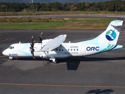 オリエンタルエアブリッジ ATR 42 JA20RC 五島福江空港 航空フォト by FT51ANさん 撮影2023年11月27日