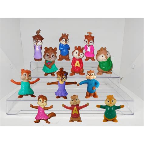 Alvin E Os Esquilos Bonecos - Bonecos Alvin e Os Esquilos McDonald's Burger King BK (Unidade ...