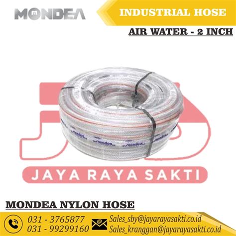 Jual Mondea Selang Air Water Hyprex Serat Benang Pvc Nylon Inch