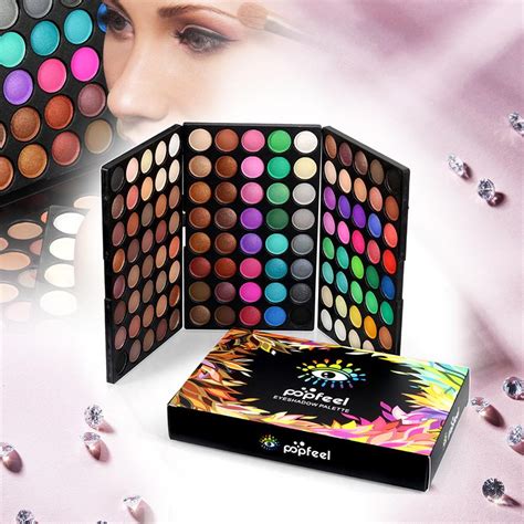 Popfeel EP120 Eye Shadow Palette 120 Colors Matte Shimmer Glitter