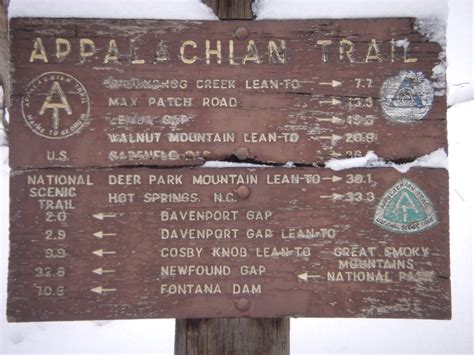 Appalachian Trail Sign In Tennessee At Appalachian Trail Hike Hiking Hiker Tenness