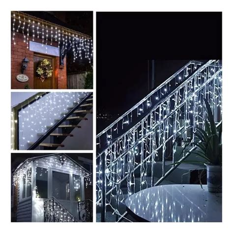 Serie Navideña Cascada De 1000 Luces Led 20mts Para Exterior Envío gratis