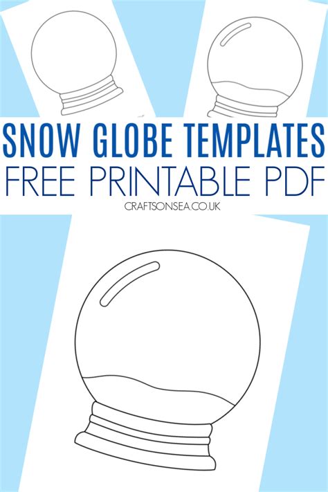 Printable Snow Globe Template Pdf - Printable Templates Free