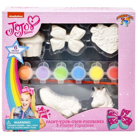 Jojo Siwa Paint Your Own Figurines Decorate Your Own Painting Set