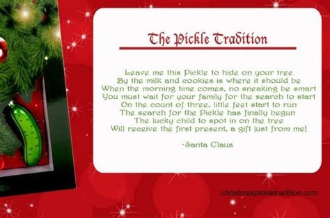 Start The Christmas Pickle Tradition - Family Focus Blog