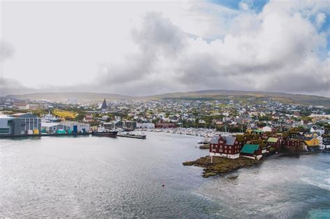 Premium Photo | Capital of faroe islands, torshavn in the atlantic ocean