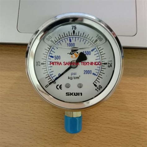 Jual Pressure Gauge Raket Skon Inchi Bar Kg Cm Psi